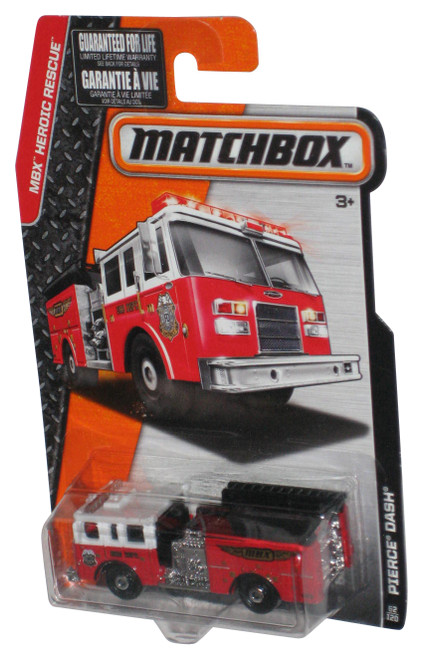 Matchbox MBX Heroic Rescue (2014) Red Pierce Dash Fire Truck 62/120