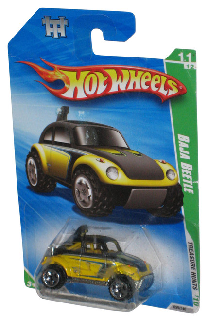 Hot Wheels Treasure Hunts 11/12 '10 Yellow Baja Beetle Toy Car 055/240