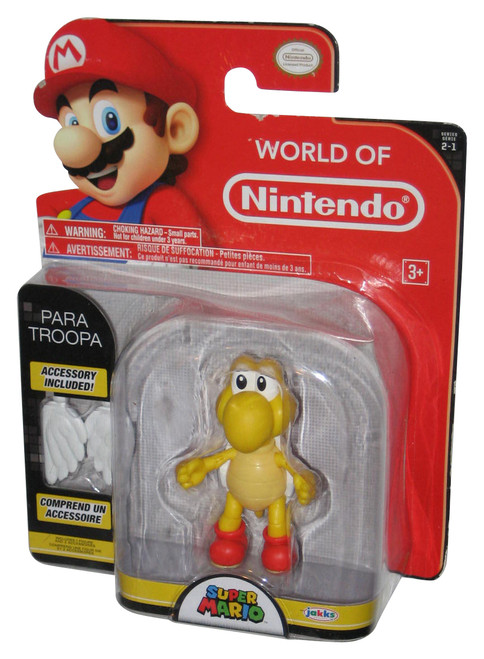 World of Nintendo Super Mario Bros. Para Troopa Turtle (2016) Jakks Pacific Figure w/ Wings - (Dented Plastic)