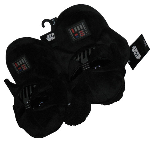 Star Wars Darth Vader Ground Up Mens Black Slippers - (Size 7/8)