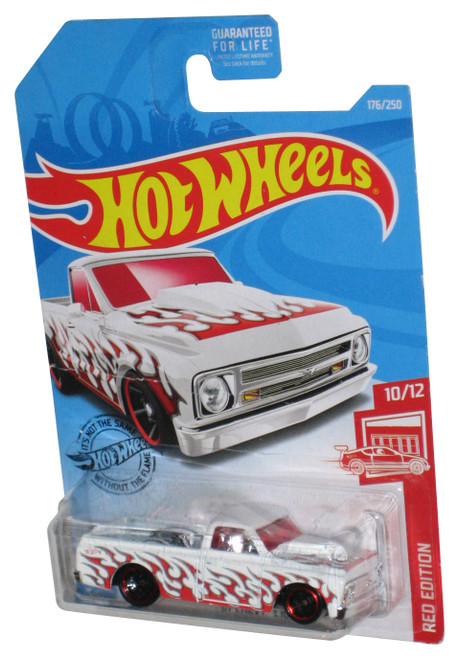 Hot Wheels Red Edition 10/12 (2017) White '67 Chevy C10 Truck 176/250