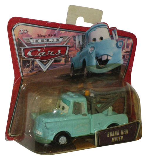 Disney Cars Movie Race O Rama Brand New Mater Short Card Toy Car - (Damaged Packaging)