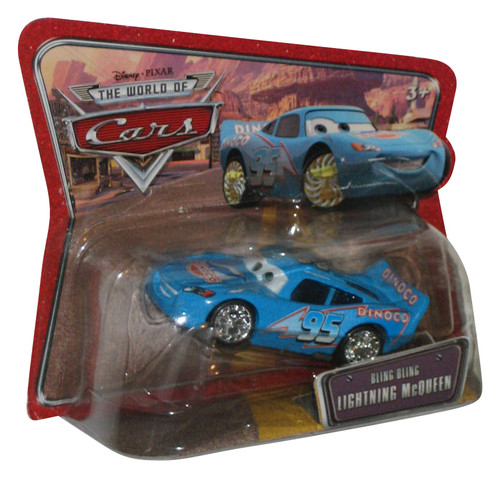 Disney Cars Movie Blue Bling Lightning McQueen Toy Car - (Checkout Lane Short Card Packaging)