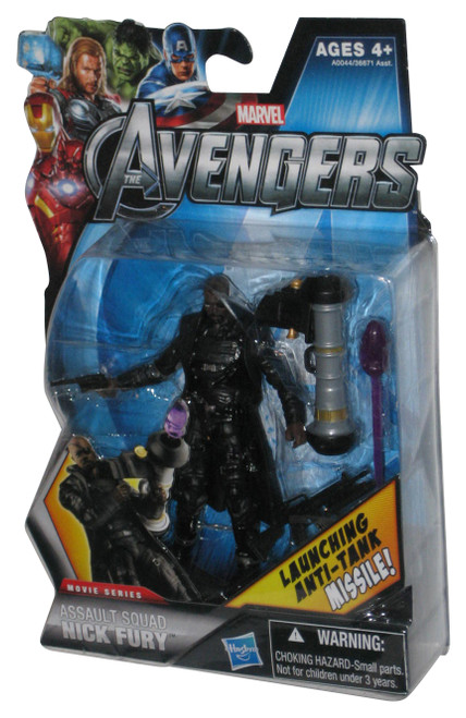 Marvel Comics Avengers Movie (2012) Assault Squad Nick Fury Figure
