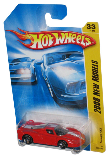 Hot Wheels 2008 New Models 33/40 Red Ferrari FXX Car 033/196