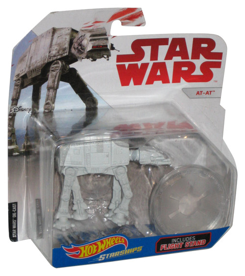 Star Wars Hot Wheels (2016) Mattel AT-AT Vehicle Die-Cast Starships Toy - (Blister Card Crease)