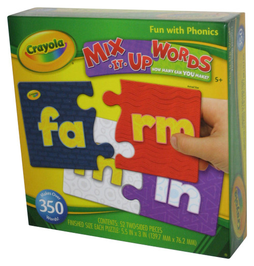 Crayola Mix It Up Words Fun With Phonics (2018) Bendon Educational Puzzle Pieces