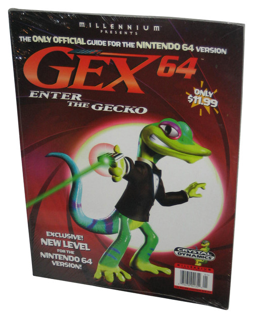 Gex 64 Enter The Gecko Millenium Nintendo Official Strategy Guide Book