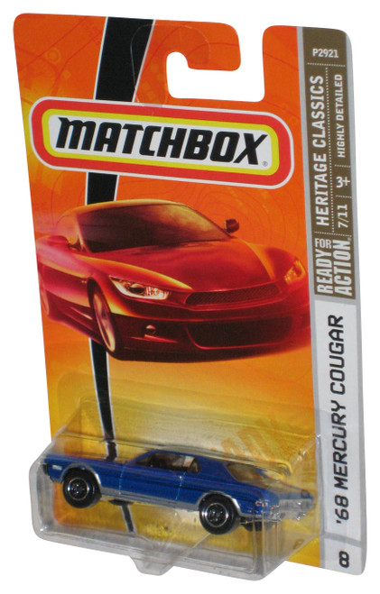 Matchbox Heritage Classics 7/11 (2008) Blue '68 Mercury Cougar Car #8