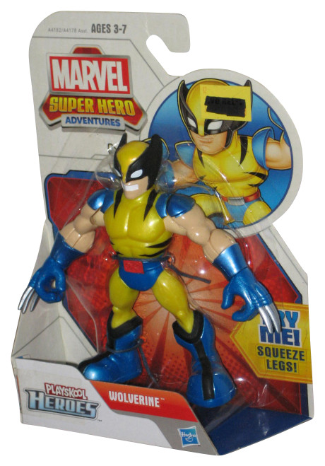 Marvel Super Hero Adventures (2013) Playskool Heroes Wolverine Squeeze Legs Figure