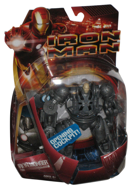 Marvel Iron Man Monger Movie (2008) Hasbro Action Figure w/ Opening Cockpit