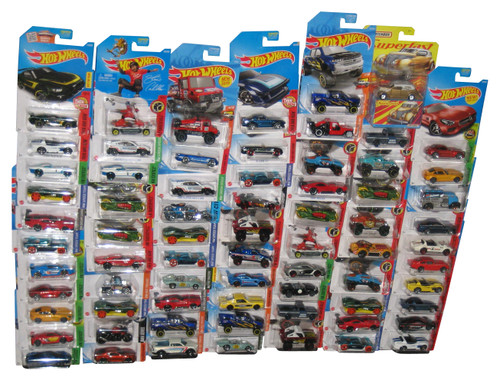 Matchbox and Hot Wheels Mattel Mixed Die Cast Toy Cars - (Lot of 71 Cars)
