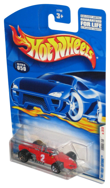 Hot Wheels Ferrari 156 30/36 (2001) Mattel Red Collector Toy Car #050