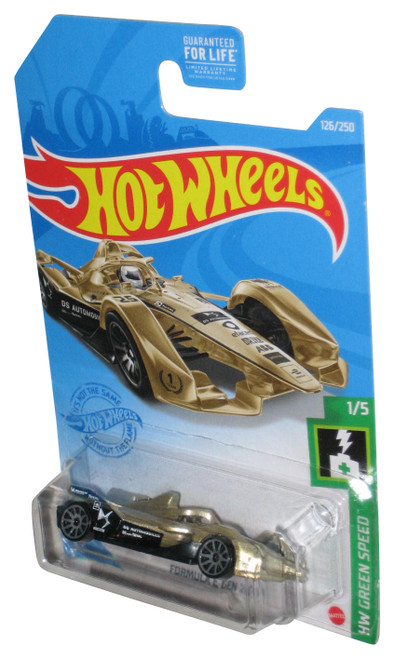 Hot Wheels HW Green Speed 1/5 (2020) Gold Formula E Gen 2 Car 126/250