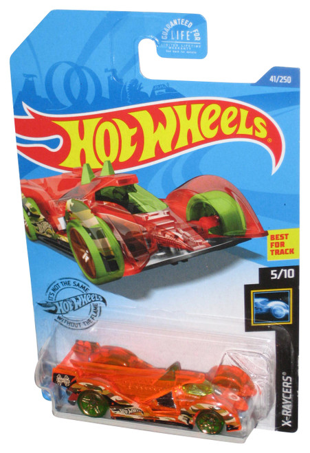 Hot Wheels X-Raycers 5/10 (2017) Red Hi-Tech Missile Toy Car 41/250