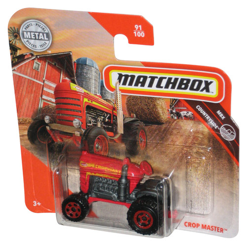 Matchbox MBX Countryside (2019) Red Crop Master Toy 91/100 - (Short Card)