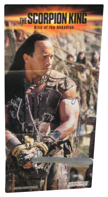 Nintendo Power The Scorpion King Rise of The Akkadian Video Game Pull-Out Poster