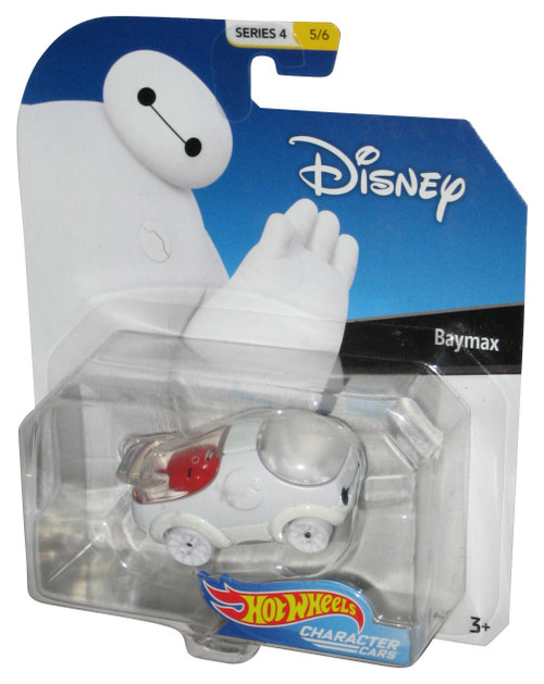 Disney Baymax Hot Wheels (2018) Character Cars White Toy Car