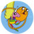 Adventure Time Rainacorn and Jake Button AB4613
