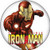 Marvel Comics Iron Man Licensed 1.25 Inch Button 82163