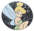 Disney Fairies Tinker Bell Circle Designs Button