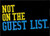 Not On The Guest List Magnet NM4239