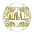 Aly & AJ Logo White 1-inch Button B-3765