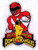 Power Rangers Red Ranger Car Magnet PMB506