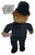 Metro Bear Bag Policeman Soft Toys Plush