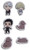 Yuri!!! On Ice Group Anime Puffy Sticker Set GE-55653