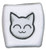 Accel World Cat Headdress Icon Symbol White Anime Wristband GE-64516