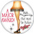 A Christmas Story Major Award Leg Lamp White Licensed 1.25 Inch Button 83178