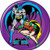 DC Comics Batman & Robin Purple Licensed 1.25 Inch Button 81062