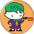 DC Comics Batman Chibi Joker Licensed 1.25 Inch Button 85295