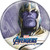 Marvel The Avengers Endgame Thanos Licensed 1.25 Inch Button 87328