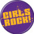 Empowerment Girls Rock Purple Licensed 1.25 Inch Button 86199