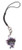JoJo's Bizarre Adventure Star Platinum Anime Cell Phone Charm Keychain GE-17425