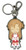 Sword Art Online Asuna Crying Anime PVC Keychain GE-36753