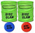 GoSports Disc Slam Flying Disc Game Set w/ 2 Discs and Green Case