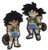 Dragon Ball Super Broly Kid & Goku Kid Anime Metal Pin Set GE-50838