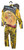 Power Rangers Movie Deluxe Yellow Disguise Costume - Size Small (4-6X)