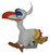 Disney Store Lion King Broadway Musical Zazu 8-Inch Bean Bag Toy Plush w/ Tag - (Theme Parks Exclusive)