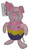 Disney Store Theme Parks Exclusive Winnie The Pooh Easter Egg Piglet 8-Inch Bean Bag Toy Plush w/ Tag