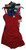 American Superhero Women's Costume Dress (Size Small 4-6) w/ Cape, Headpiece & Wrist Cuffs