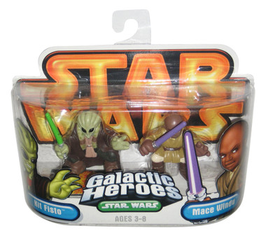 Star Wars Galactic Heroes Mace Windu & Kit Fisto Hasbro