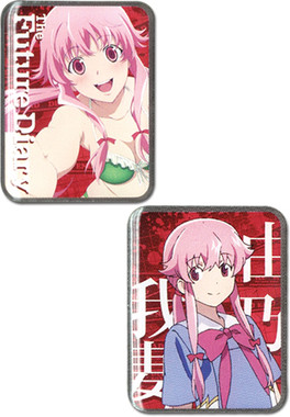 Future Diary Yuno Anime Pin Set GE-50522 - GKWorld