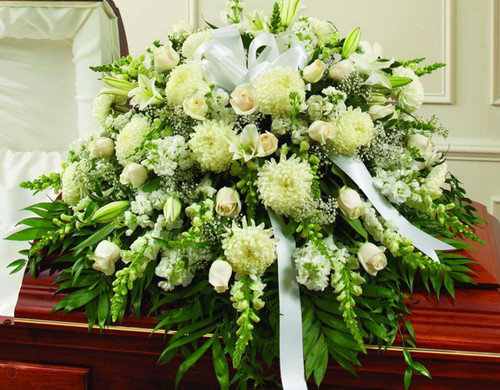 All White Casket Spray-FNAW-02