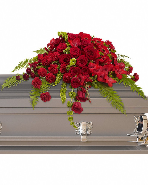 All Red Casket Spray-FNAR-04 