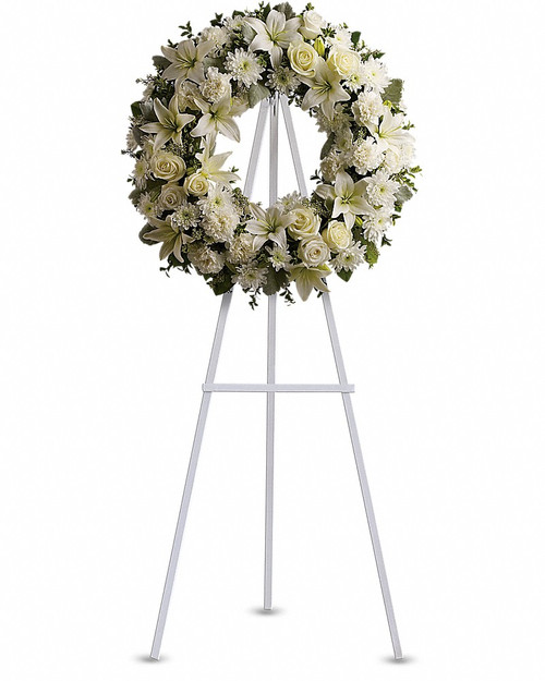  Classic White Wreath-FNFSW-06