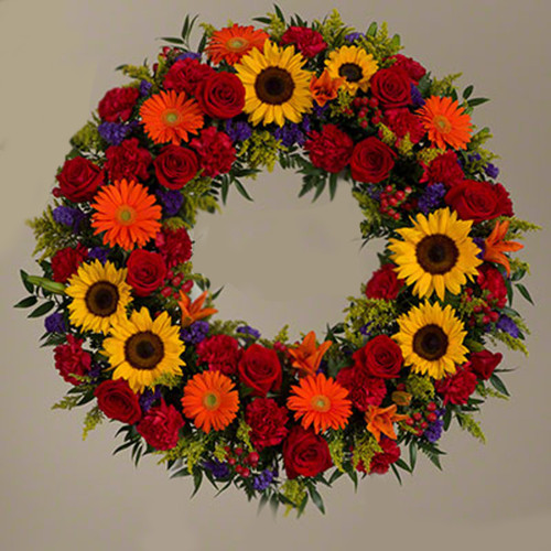 Bright Colors Wreath-BCW003